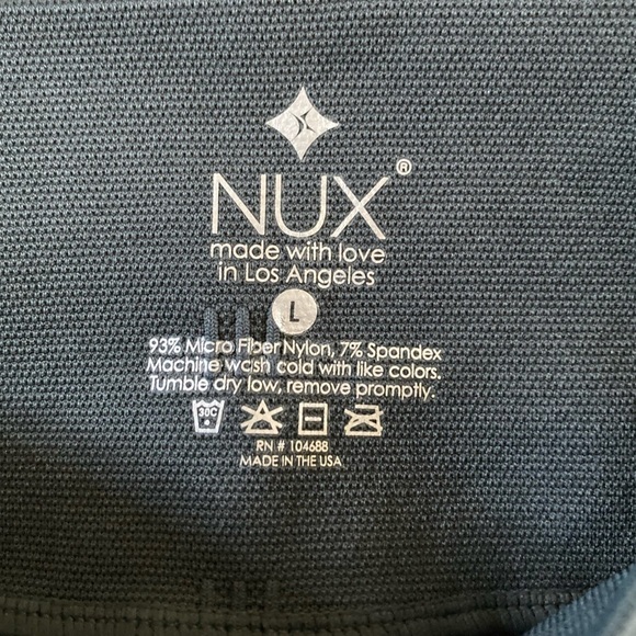 NUX Charcoal Serra Compression Leggings - Picture 2 of 6